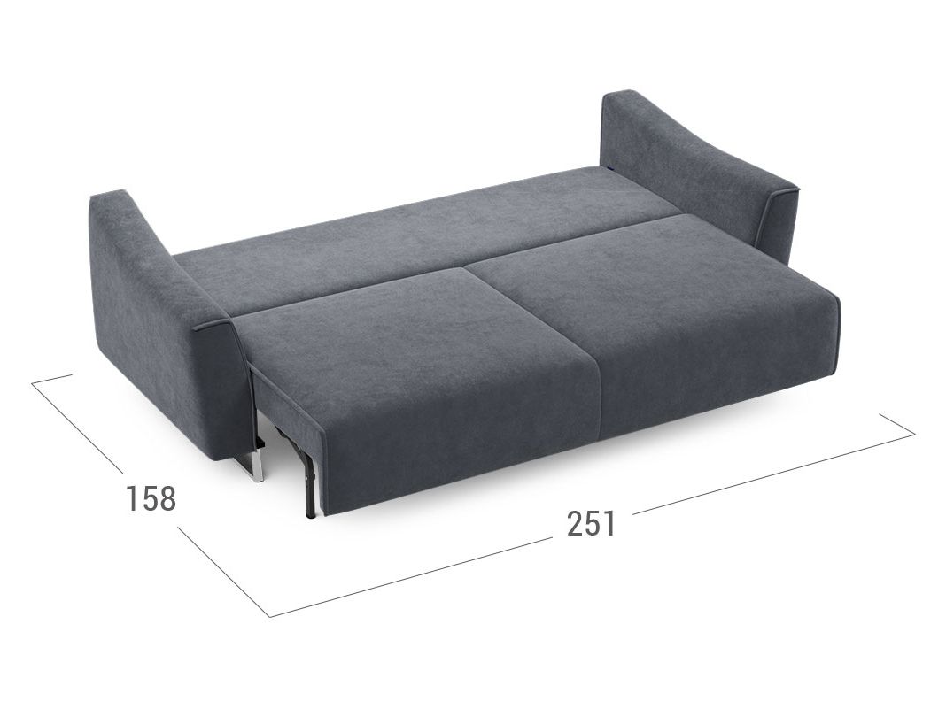 Диван MOON 172 цвет черный,серый (фото 209883)