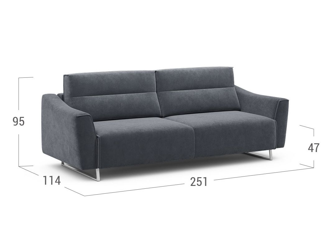 Диван MOON 172 цвет черный,серый (фото 209882)