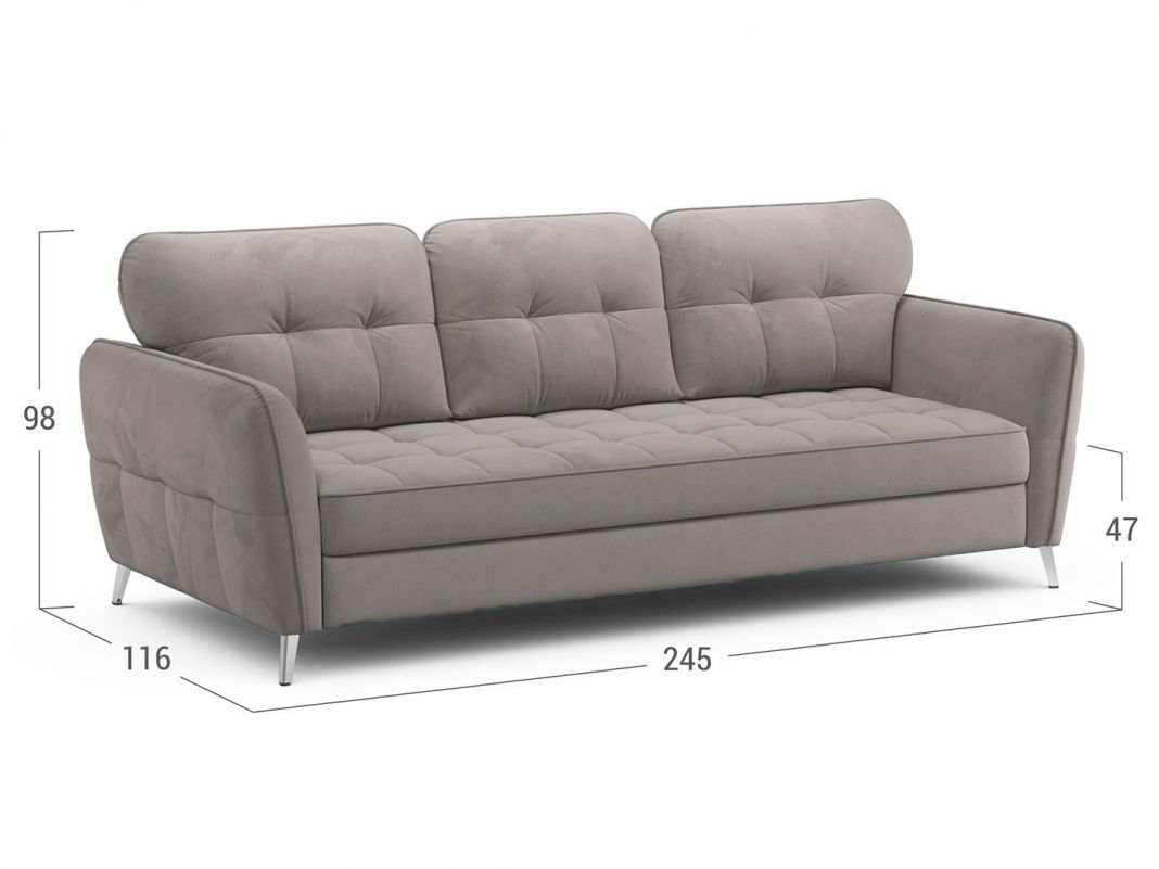 Диван MOON 175 цвет бежевый,коричневый (фото 201810)