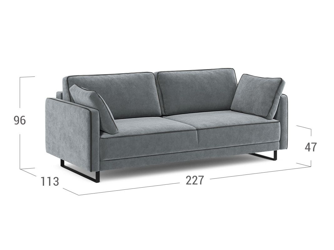 Диван MOON 178 цвет серый (фото 212734)