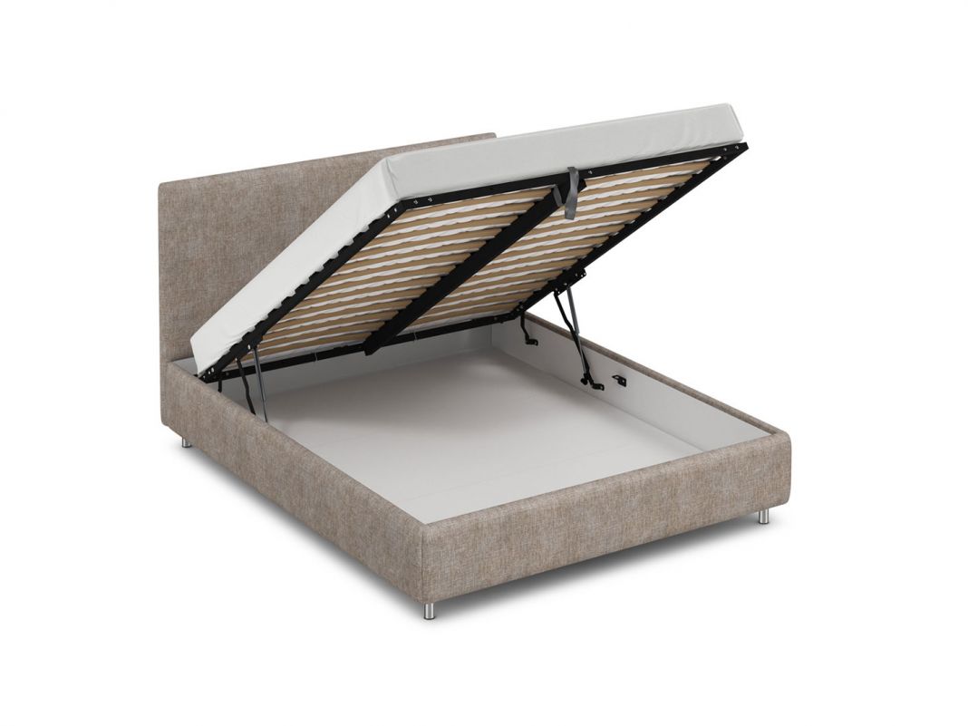 Кровать с подъемным механизмом MOON 1156 Arona цвет бежевый (фото 214139)