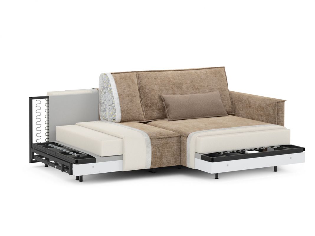 Угловой диван MOON 005 цвет коричневый (фото 213597)