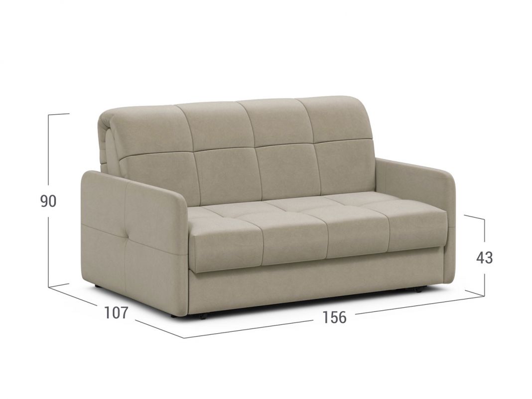 Диван MOON 120 цвет бежевый (фото 215645)