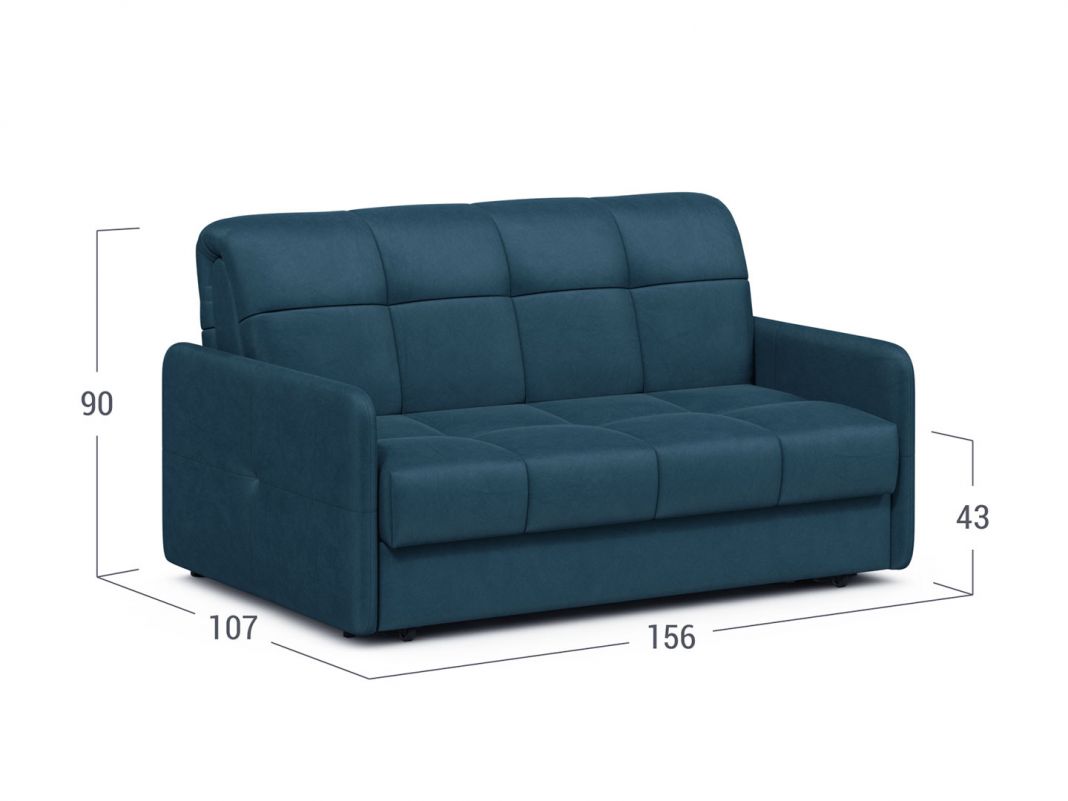 Диван MOON 120 цвет синий (фото 215855)