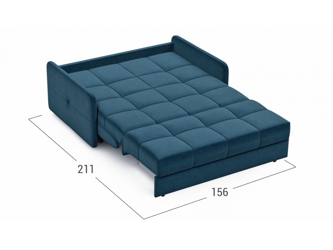 Диван MOON 120 цвет синий (фото 215856)