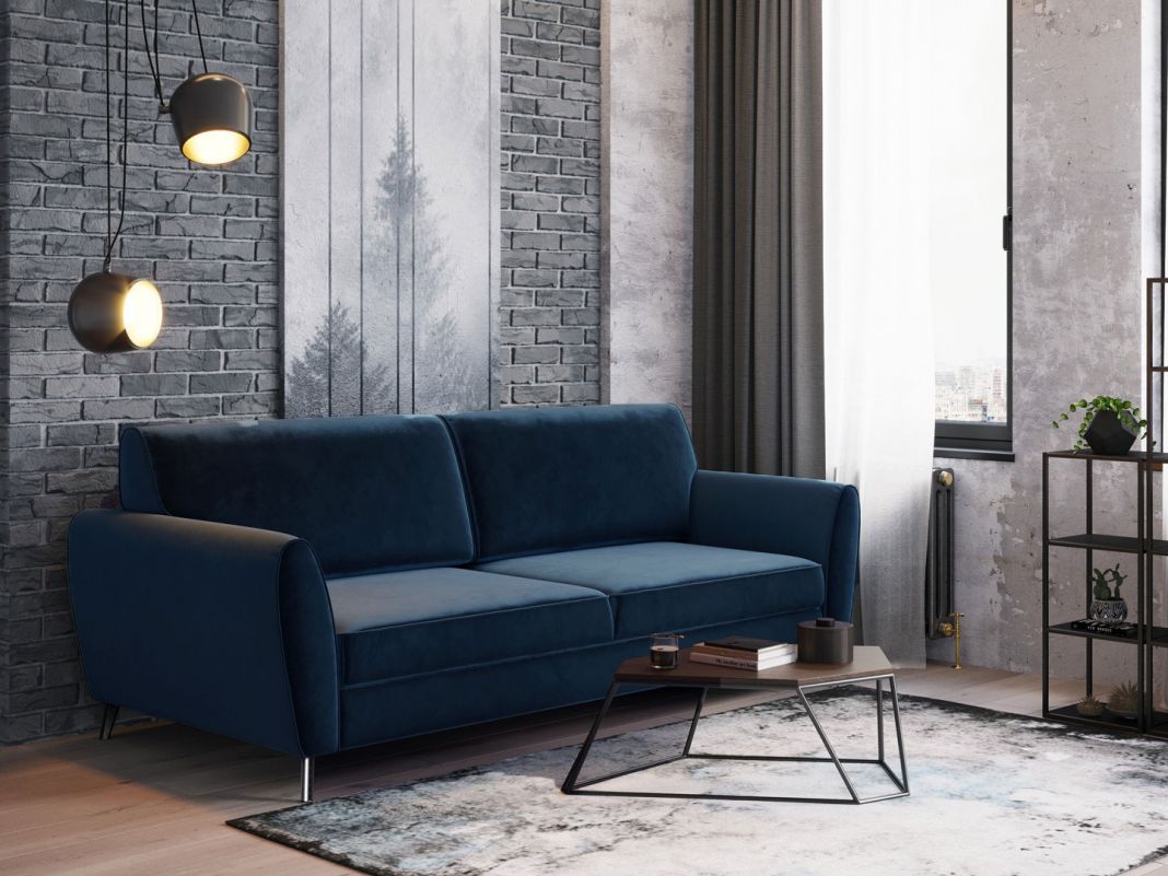 Диван MOON 176 цвет синий (фото 216808)