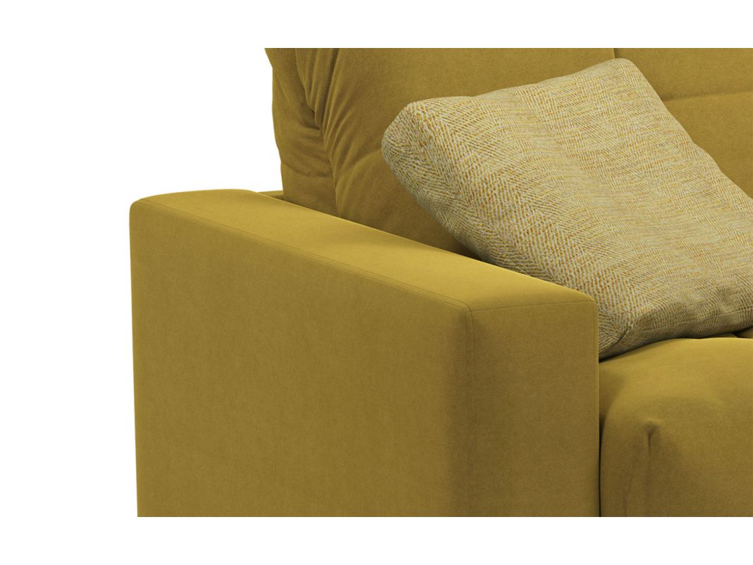 Диван MOON 107 цвет желтый (фото 217537)