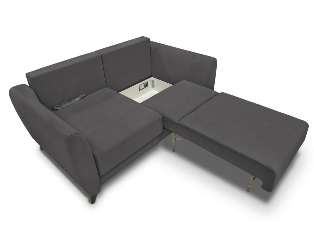 Диван Фабьен Smart цвет черный,серый (фото 218099)