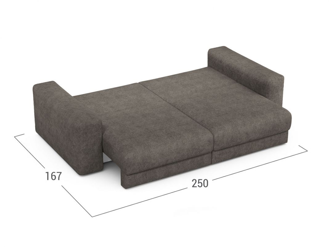 Диван MOON 007 цвет коричневый (фото 218403)