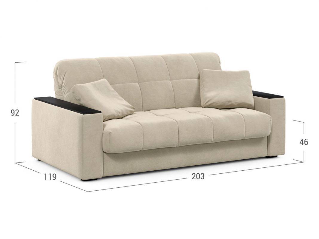 Диван MOON 107 цвет бежевый (фото 219062)