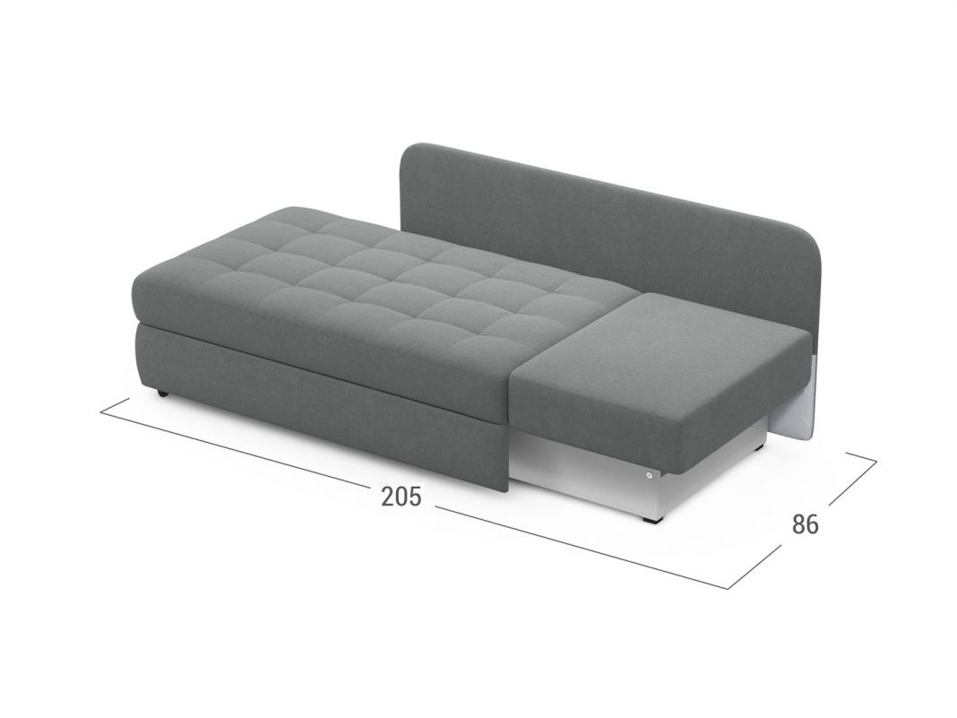 Диван кушетка MOON 074 цвет серый (фото 218812)