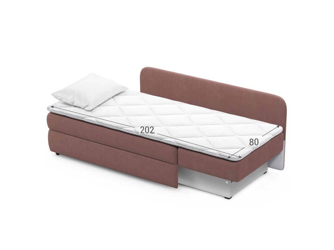 Диван кушетка MOON 074 цвет красный,розовый (фото 218894)