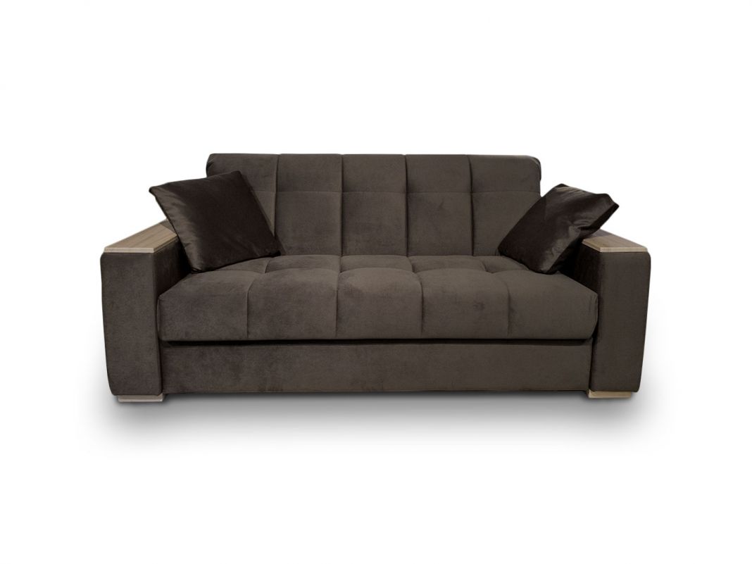 Диван MOON 107 реальное фото образца цвет коричневый (фото 219304)