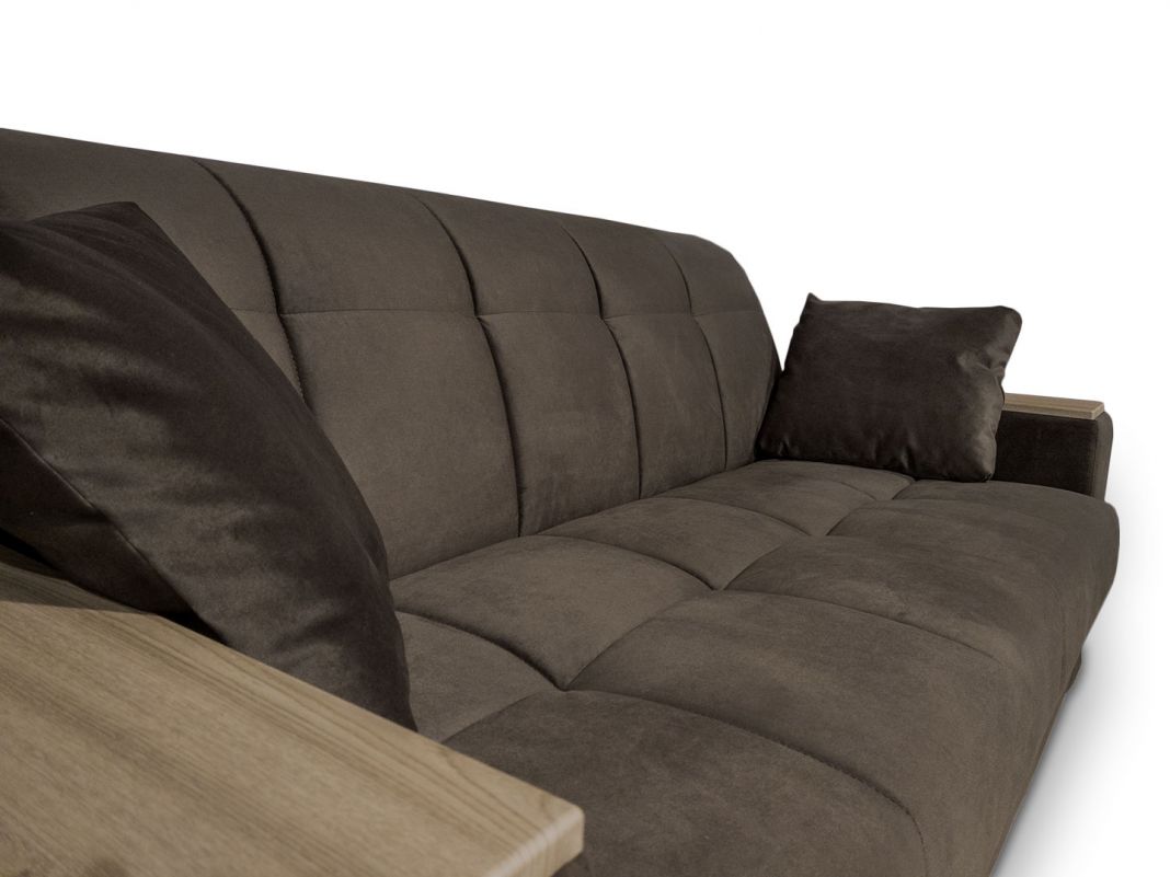 Диван MOON 107 реальное фото образца цвет коричневый (фото 219305)