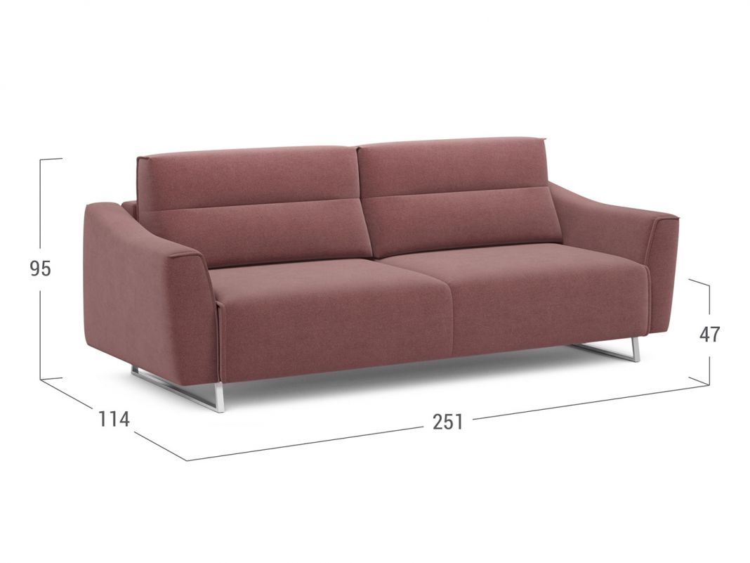 Диван MOON 172 цвет красный (фото 216369)