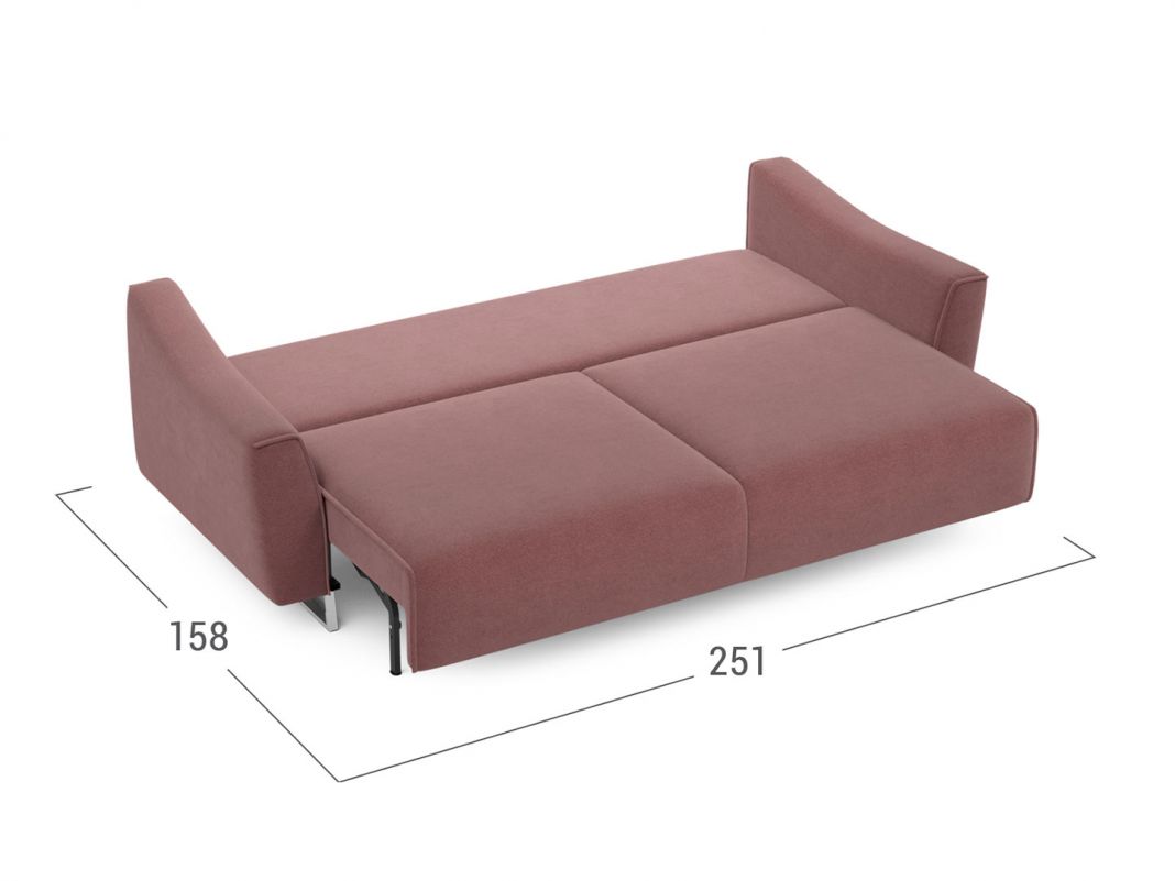 Диван MOON 172 цвет красный (фото 216371)