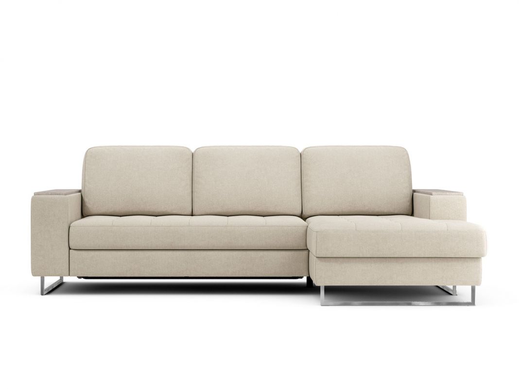 Угловой диван MOON 117 цвет белый,бежевый (фото 219433)