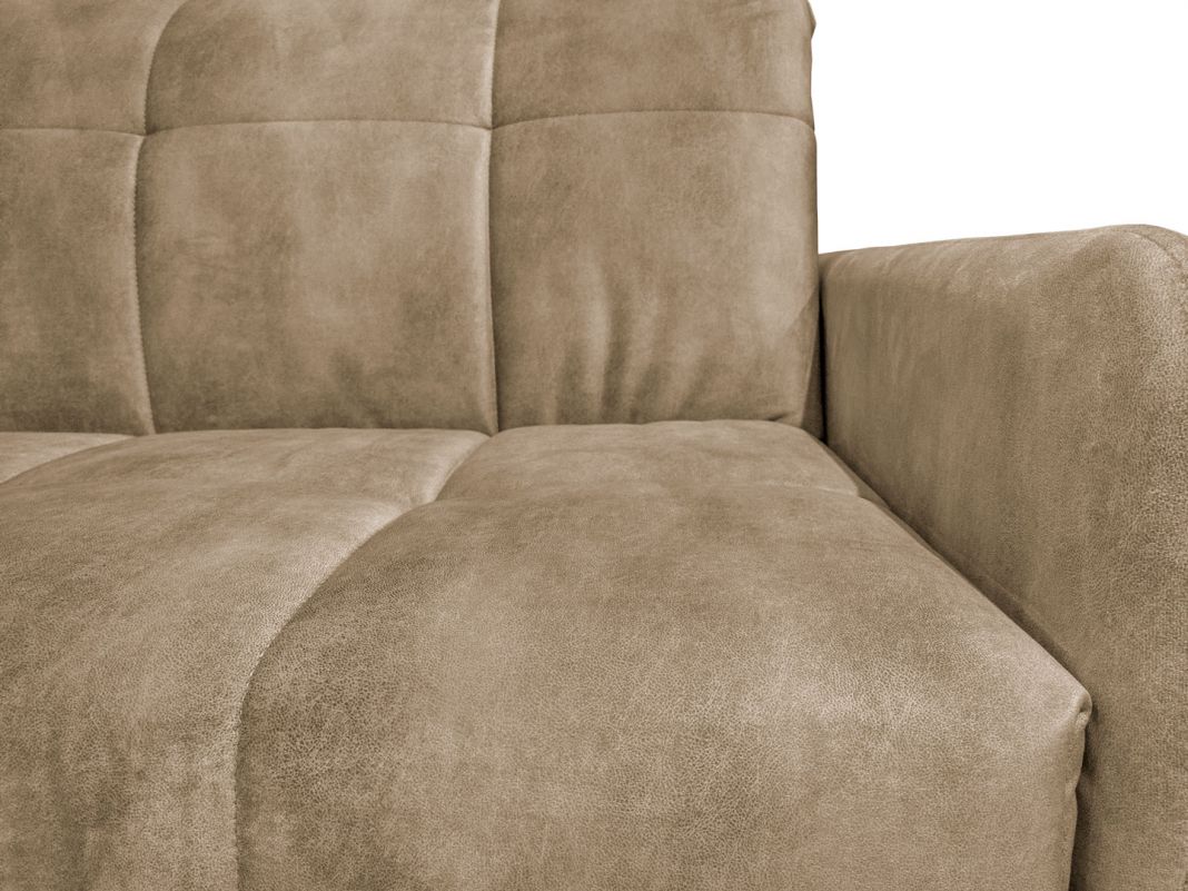 Диван MOON 120 реальное фото образца цвет бежевый,коричневый (фото 236492)