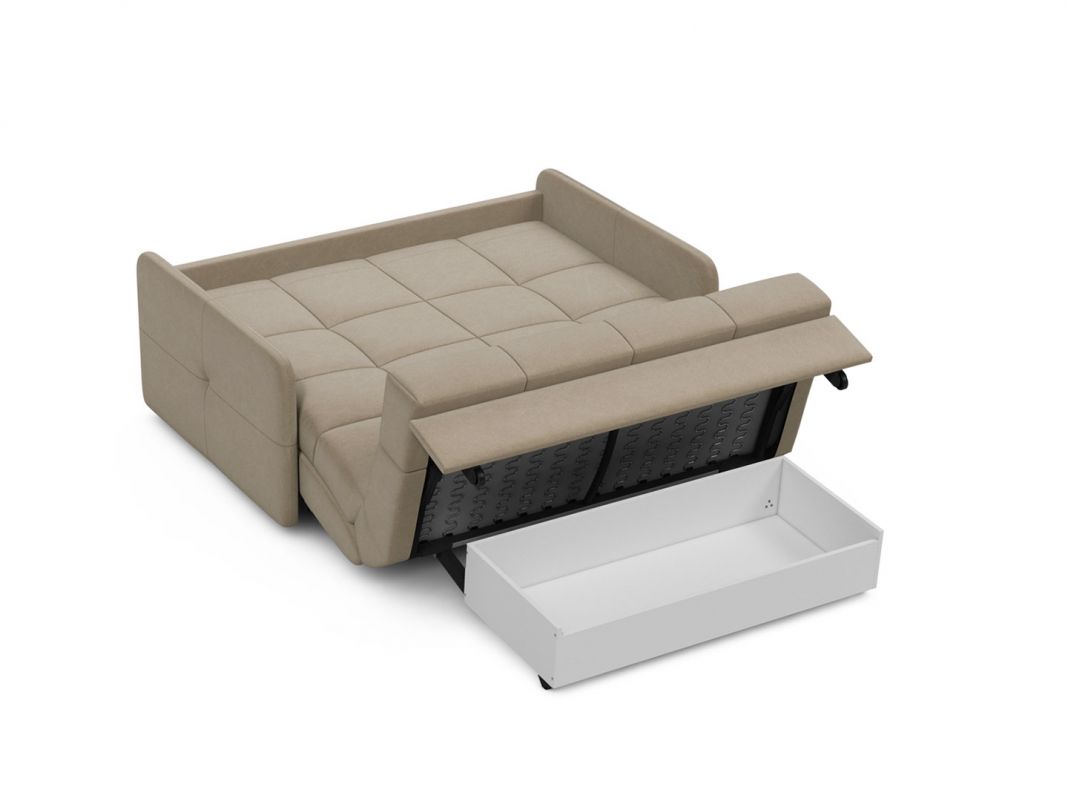 Диван MOON 120 цвет бежевый,коричневый (фото 216280)