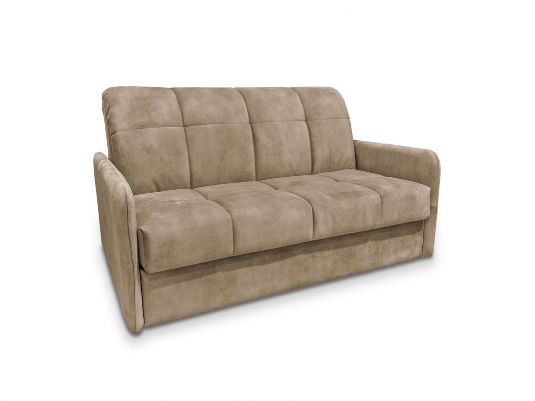 Диван MOON 120 реальное фото образца цвет бежевый,коричневый (фото 236490)