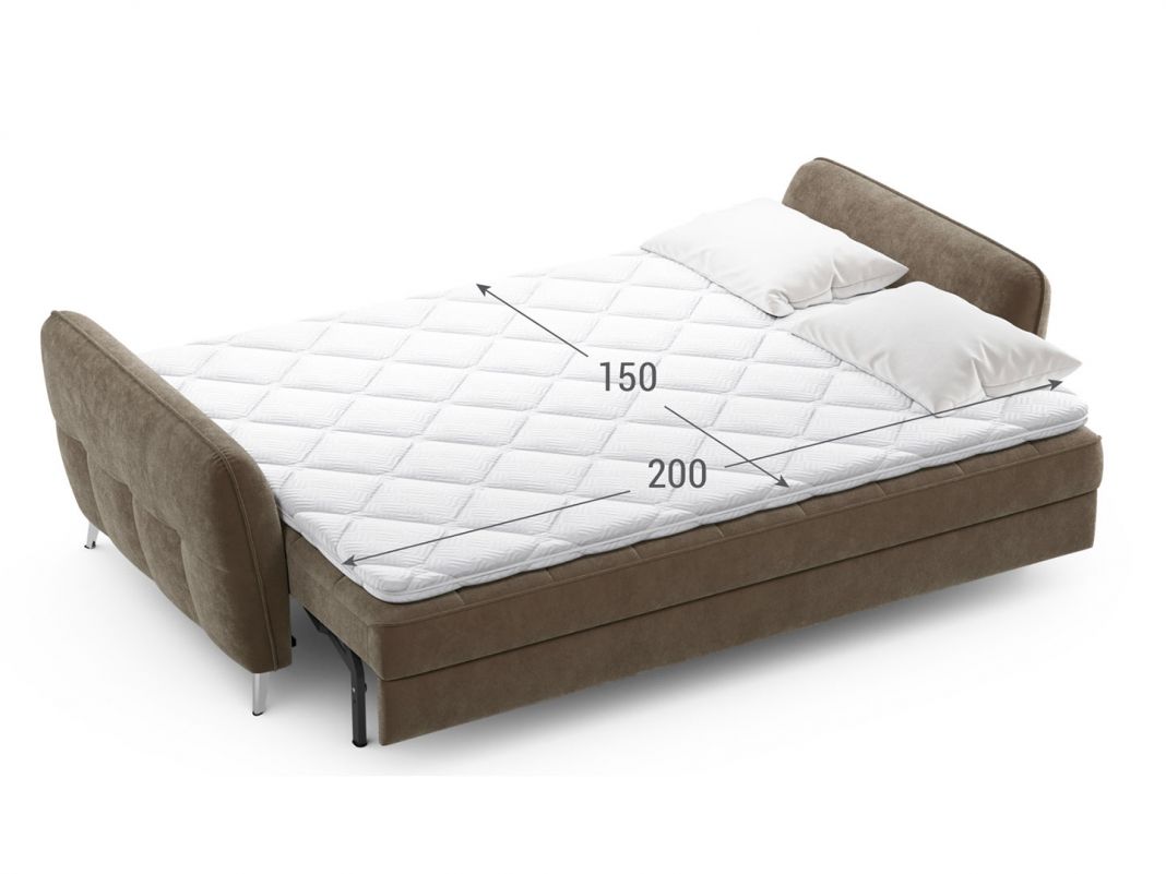 Диван MOON 175 цвет коричневый (фото 237328)