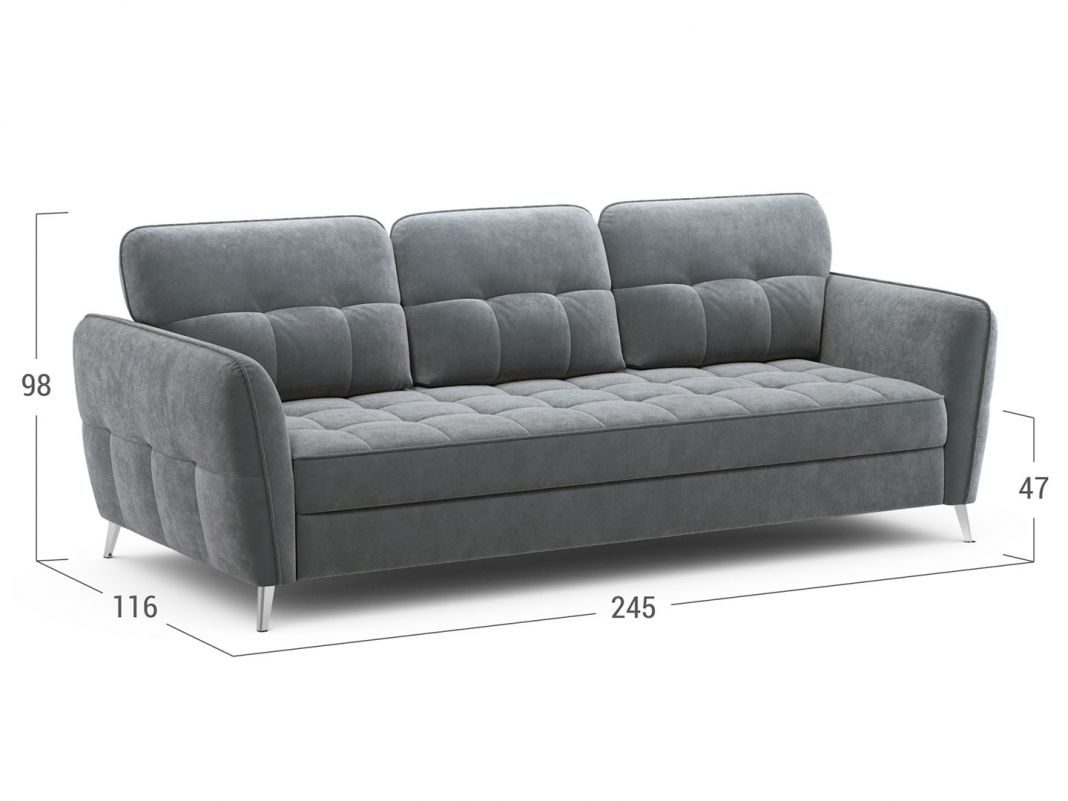 Диван MOON 175 цвет серый (фото 237433)