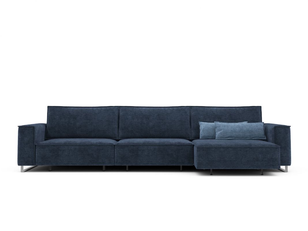 Угловой диван MOON 005 цвет синий (фото 236996)