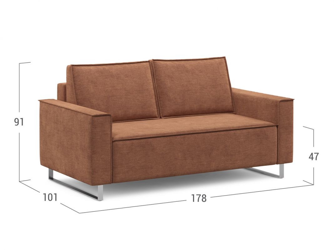 Диван MOON 005 цвет оранжевый,терракот (фото 238859)