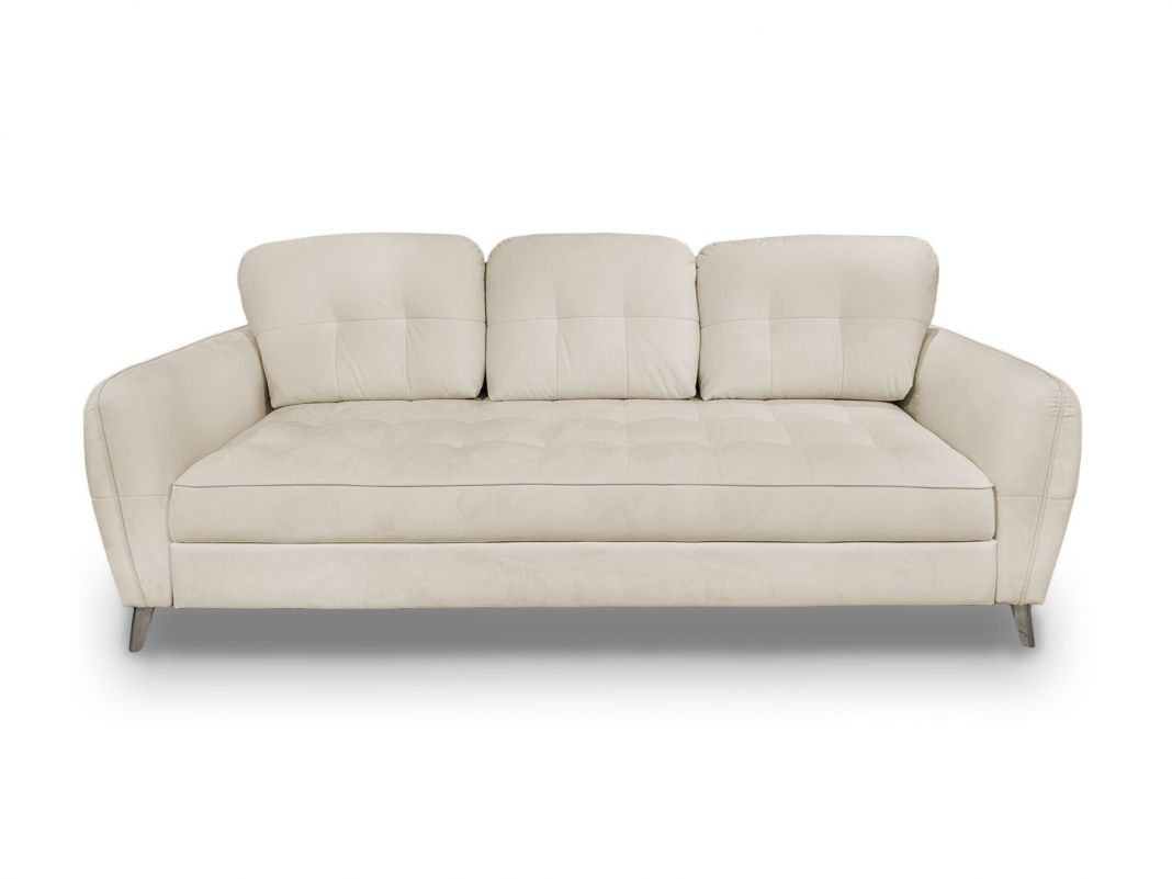 Диван MOON 175 реальное фото образца цвет белый,бежевый (фото 239429)