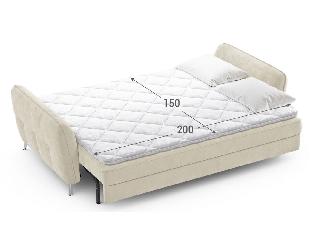 Диван MOON 175 цвет белый,бежевый (фото 239376)