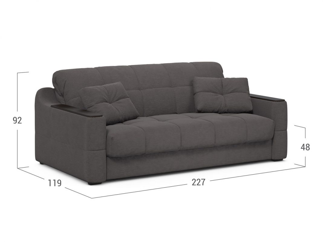 Диван MOON 116 цвет коричневый (фото 239169)