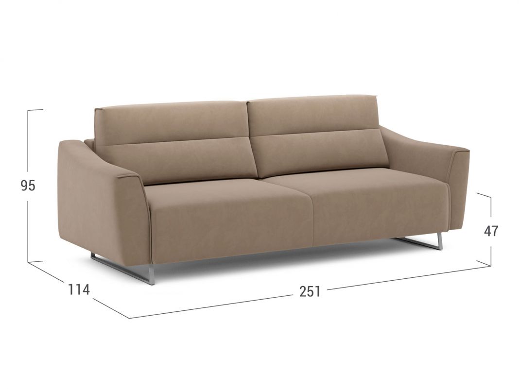 Диван MOON 172 цвет бежевый,коричневый (фото 244859)