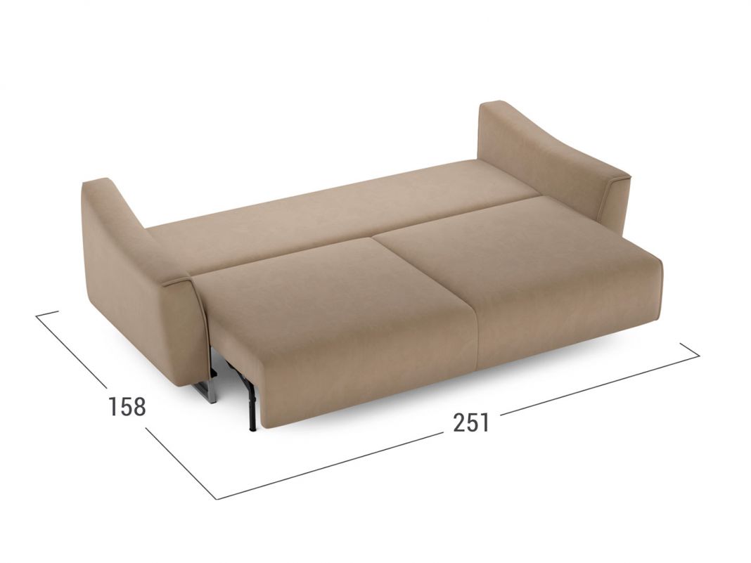 Диван MOON 172 цвет бежевый,коричневый (фото 244861)