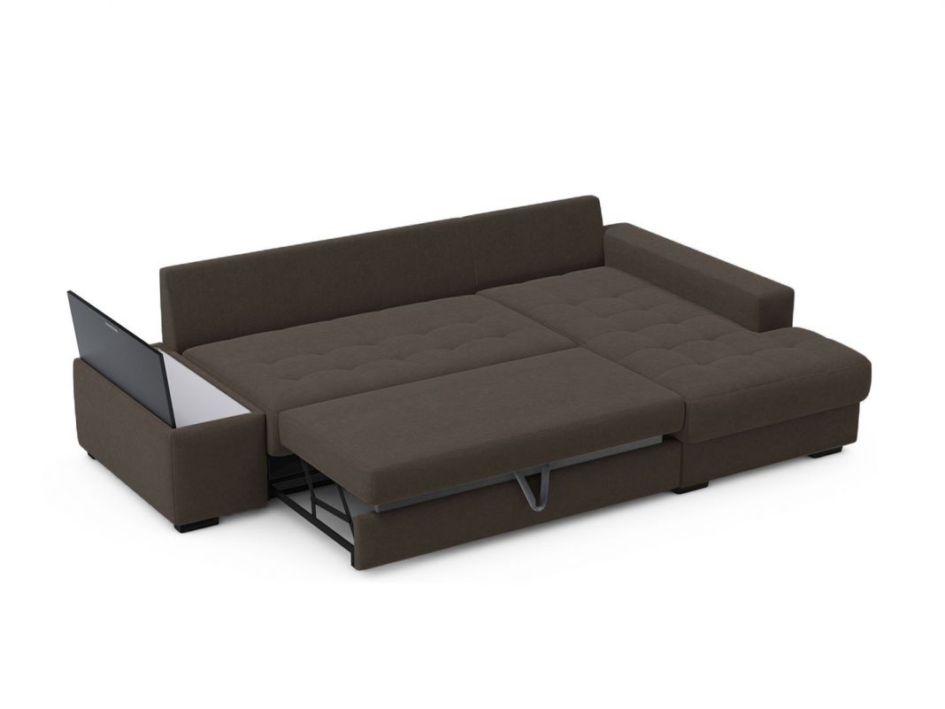 Угловой диван MOON 107 цвет коричневый (фото 248065)