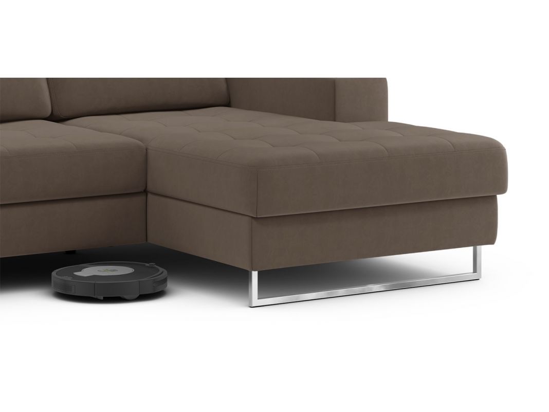 Угловой диван MOON 117 цвет коричневый (фото 248274)