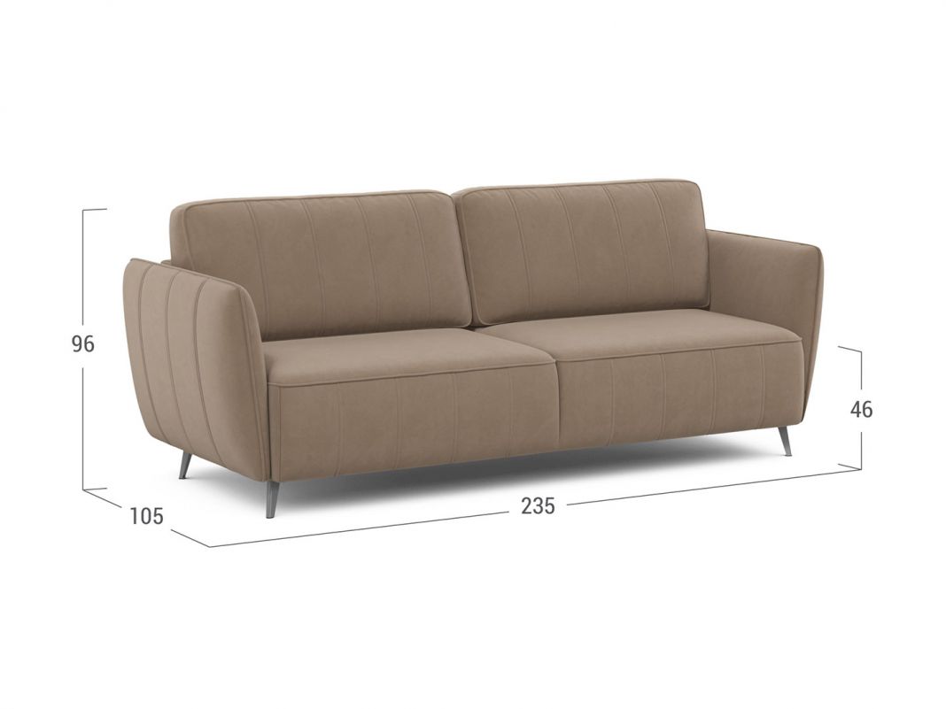 Диван MOON 173 цвет бежевый,коричневый (фото 248679)