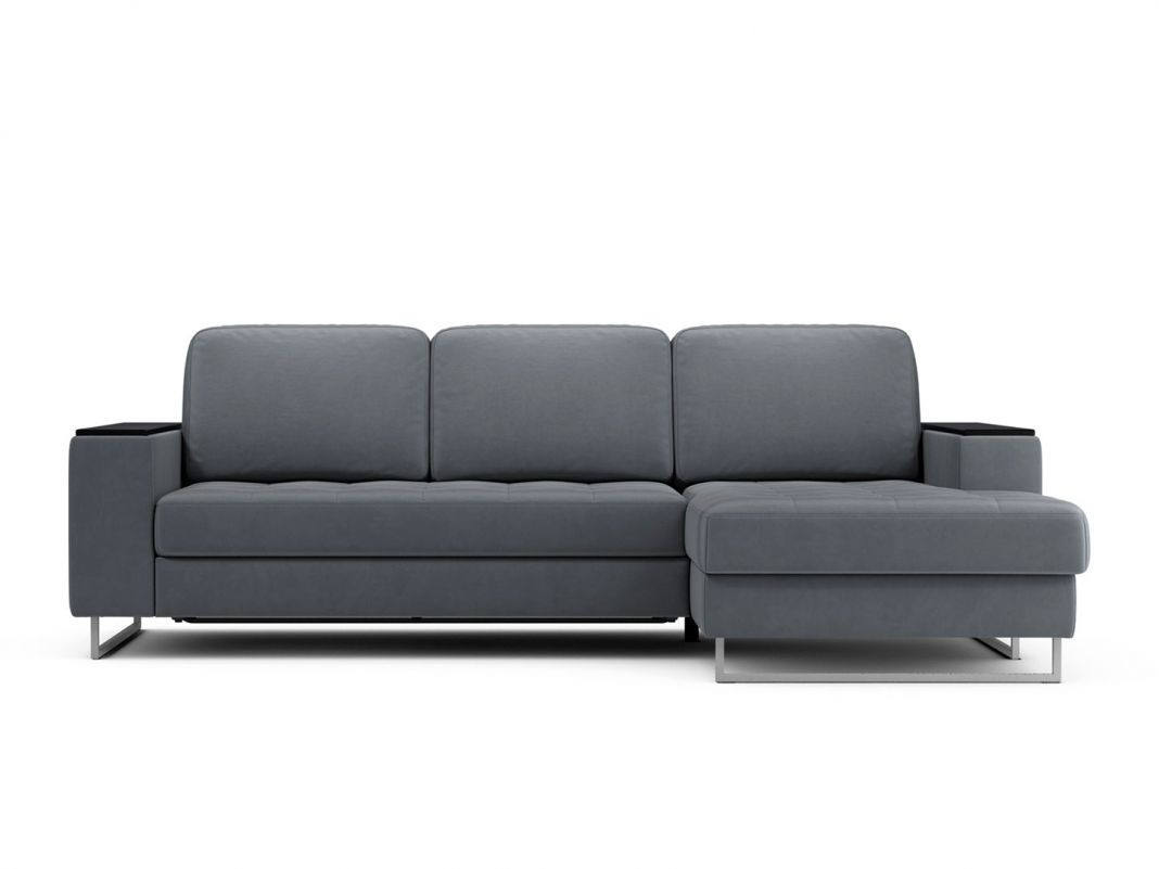 Угловой диван MOON 117 цвет серый (фото 248442)