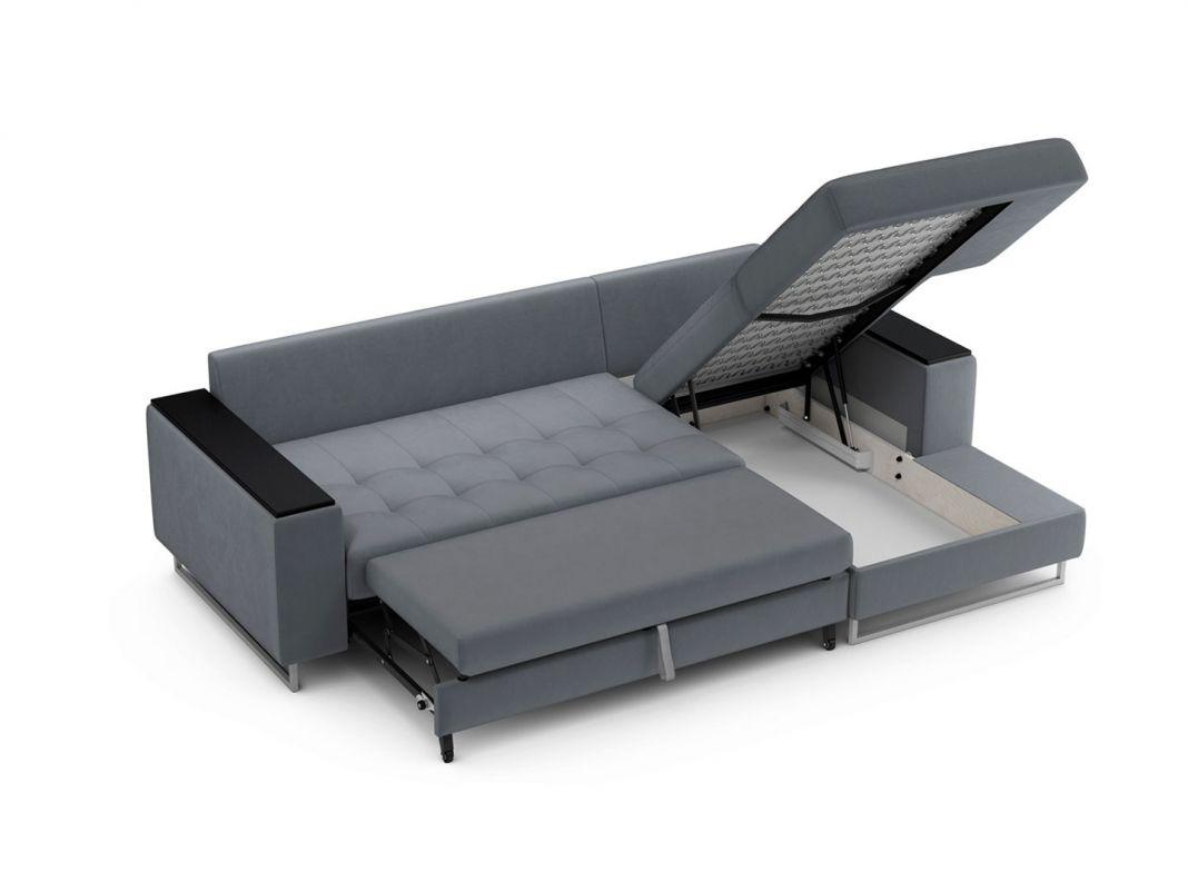 Угловой диван MOON 117 цвет серый (фото 248445)