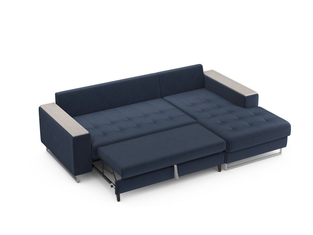 Угловой диван MOON 117 цвет синий (фото 248531)