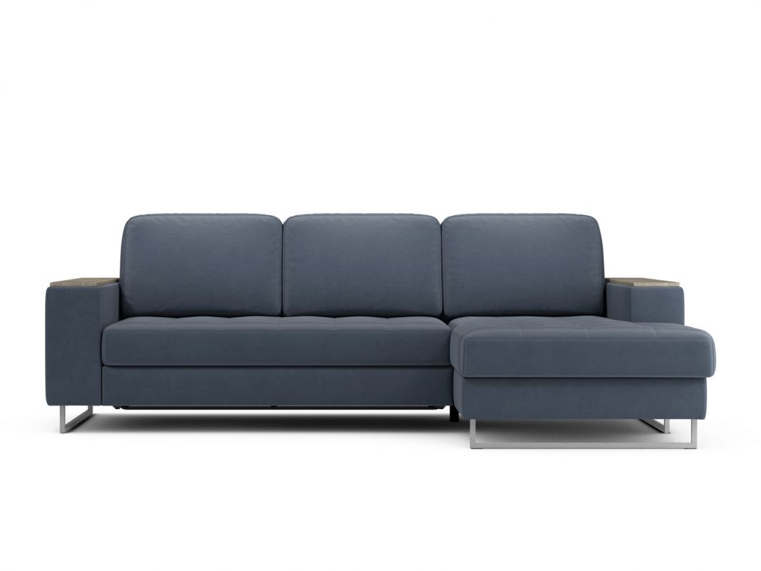 Угловой диван MOON 117 цвет серый,синий (фото 248620)