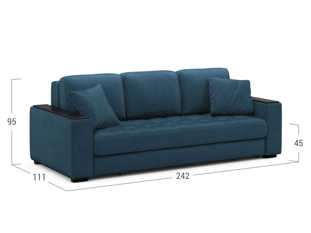 Диван MOON 107 цвет синий (фото 249486)