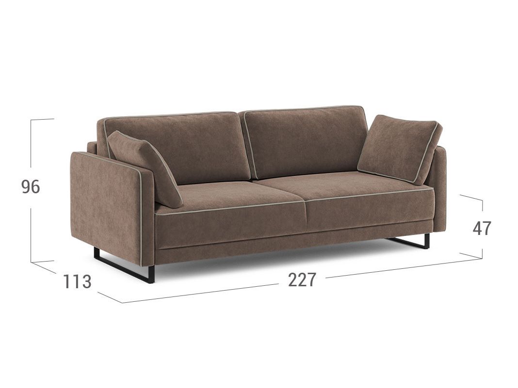 Диван MOON 178 цвет коричневый (фото 206373)