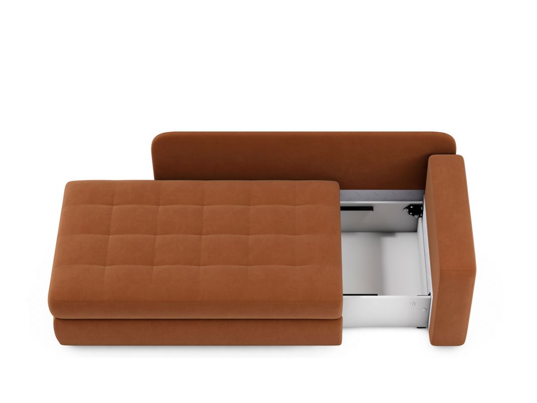 Диван кушетка MOON 074 цвет оранжевый,рыжый (фото 252072)