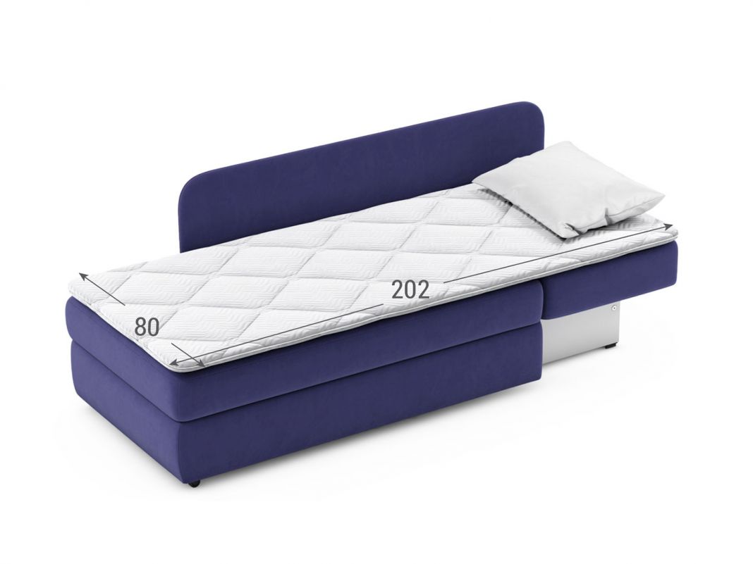 Диван кушетка MOON 074 цвет синий,сиреневый (фото 252110)