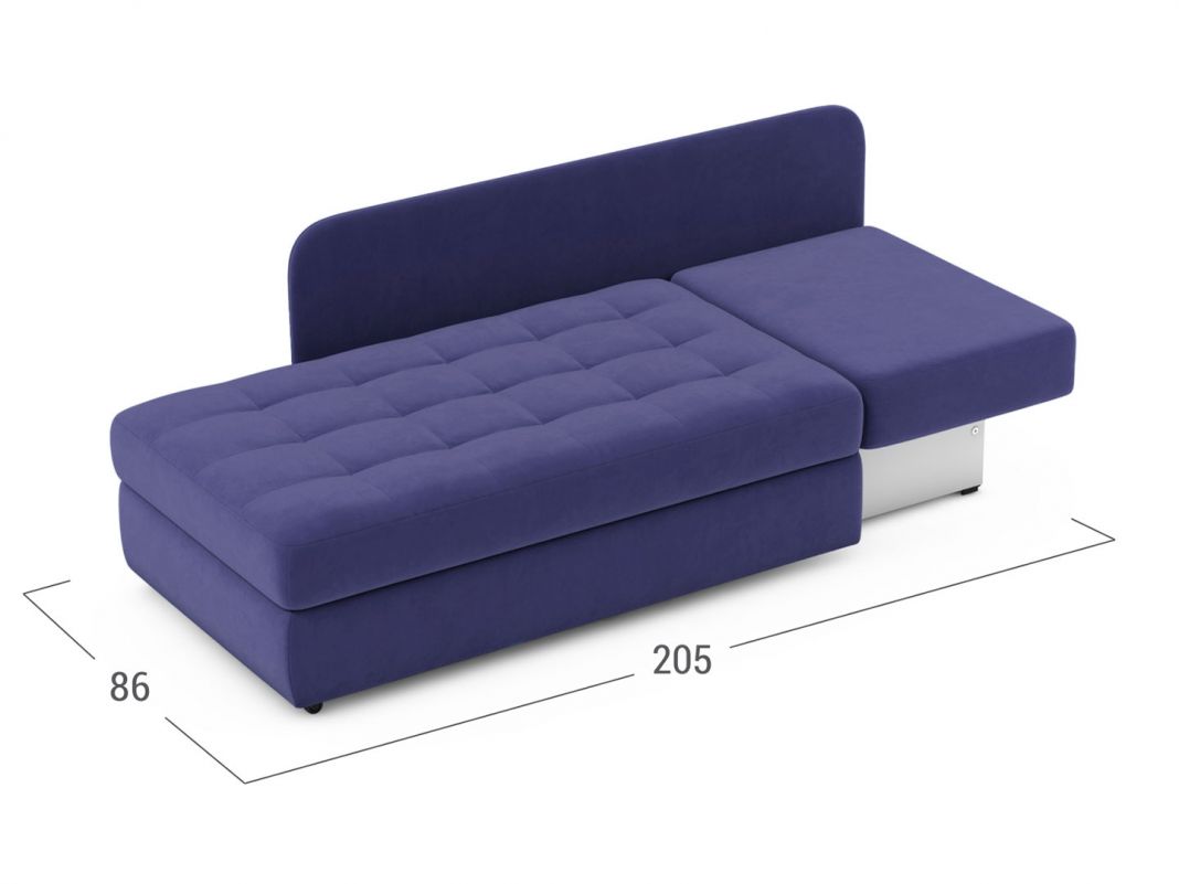 Диван кушетка MOON 074 цвет синий,сиреневый (фото 252112)