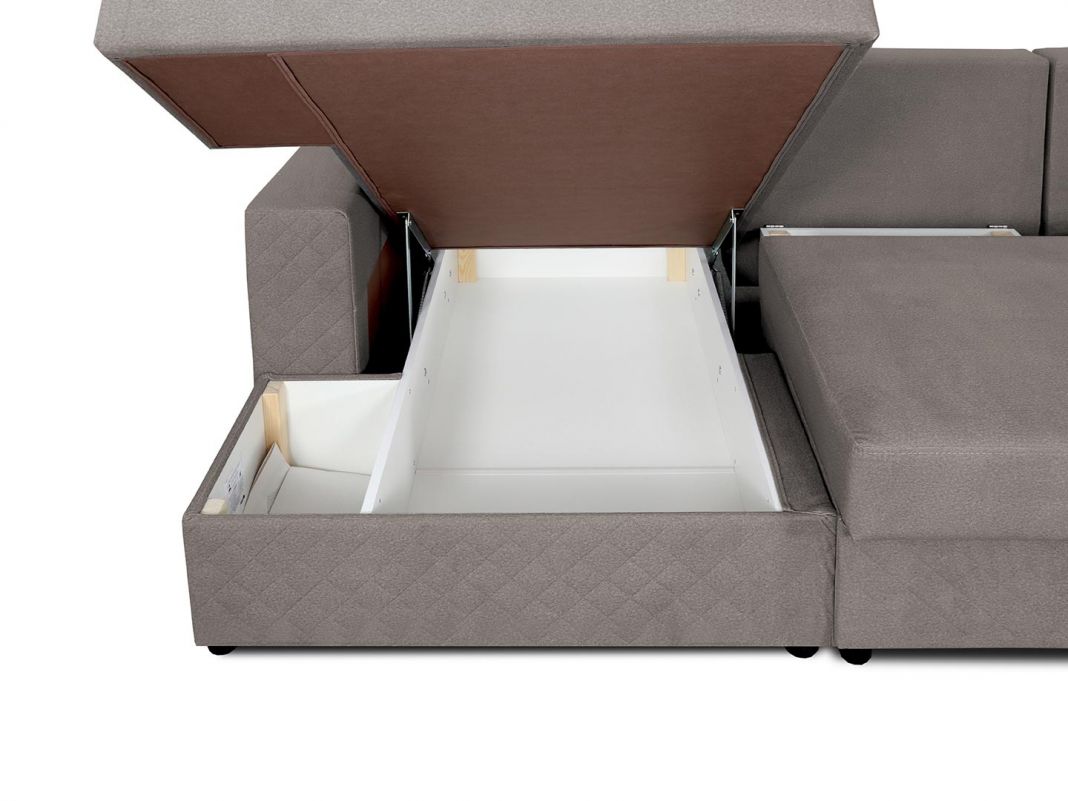 Угловой диван Неаполь-2 цвет бежевый (фото 252648)