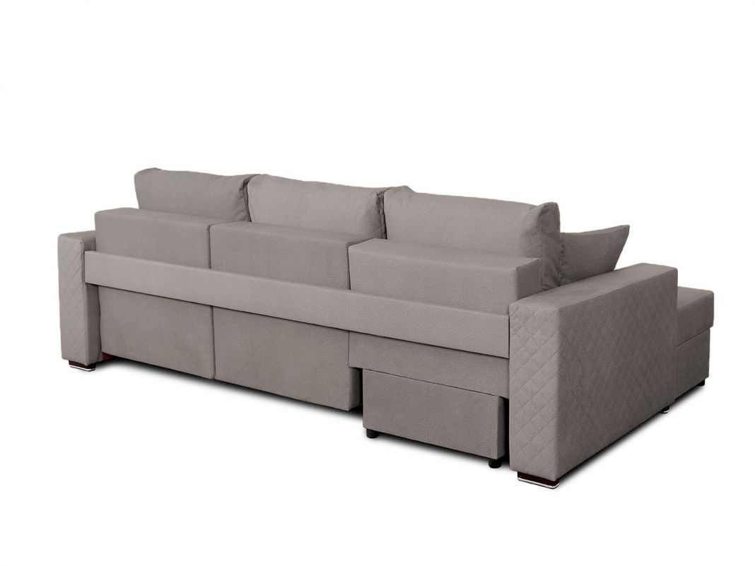 Угловой диван Неаполь-2 цвет бежевый (фото 252652)