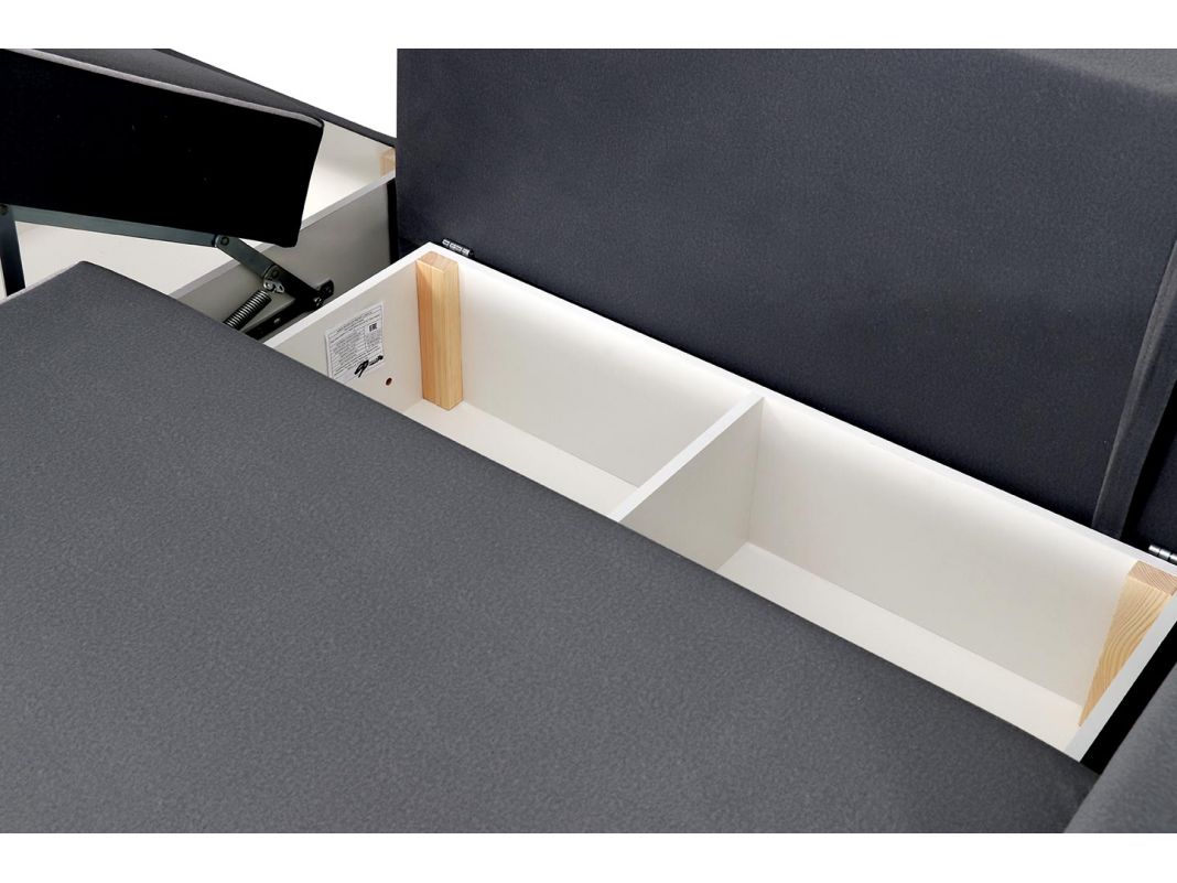 Угловой диван Бостон цвет серый (фото 252518)