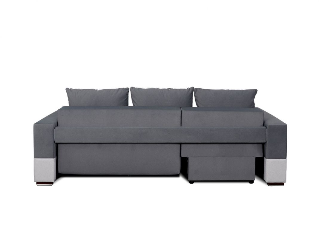 Угловой диван Бостон цвет серый (фото 252521)