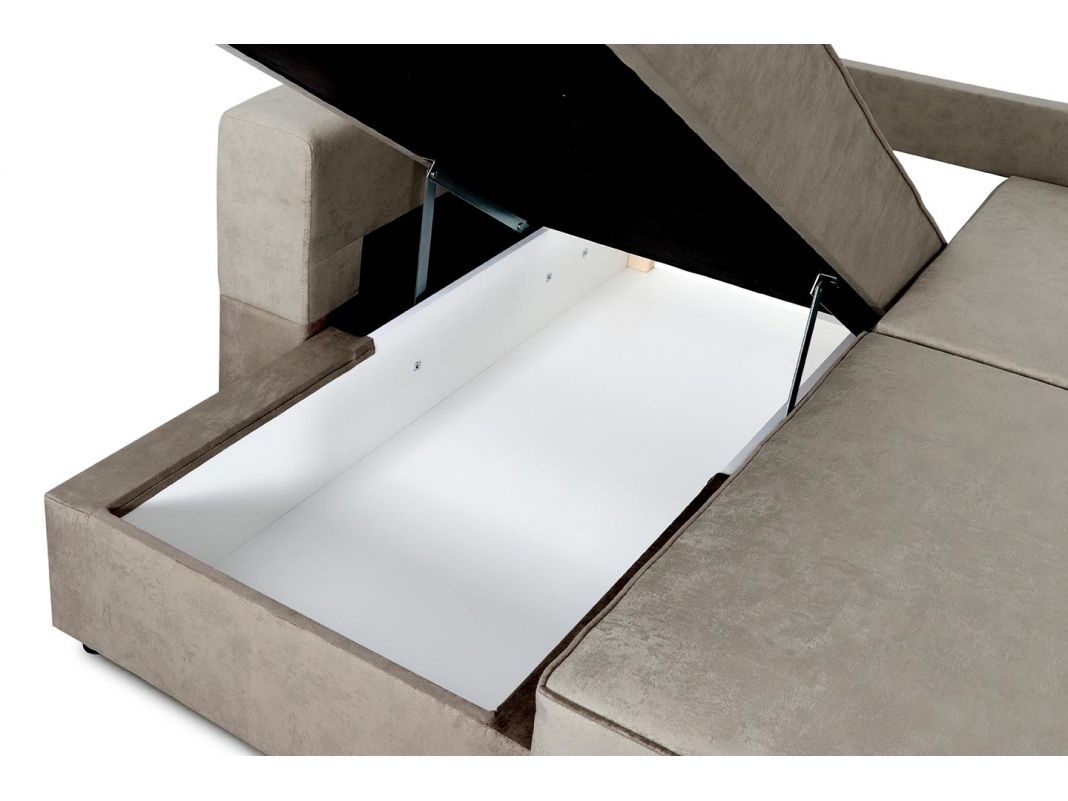 Угловой диван Бостон цвет бежевый (фото 252543)